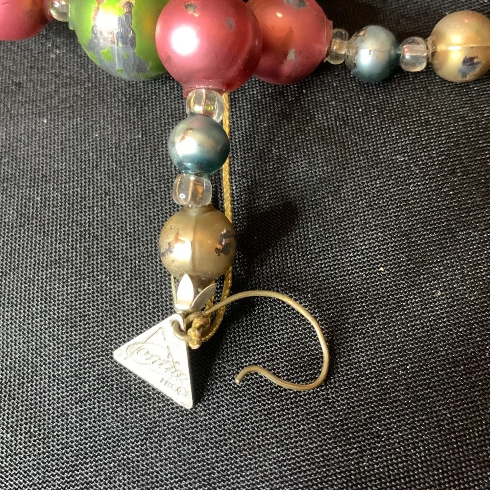 Contia Ltd hand painted mercury glass Christmas garland